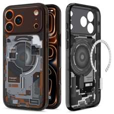 Husa de protectie pentru iPhone 17 Pro, Ultra Hybrid MagSafe, Zero one Black, Spigen