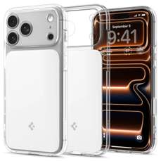 Husa de protectie pentru iPhone 17 Pro, Ultra Hybrid T MagSafe, Glossy White, Spigen