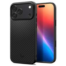 Husa de protectie pentru iPhone 17 Pro, Enzo Aramid T, black, Spigen