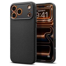 Husa de protectie pentru iPhone 17 Pro, Liquid Air, matte black, Spigen