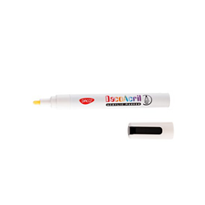 Permanent marker cu vopsea acrilica, alb, varf 2,0 mm, Daco - MK503W