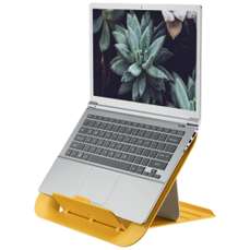 Suport ergonomic pentru laptop, ajustabil, galben chihlimbar, Ergo Cosy Leitz