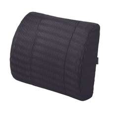 Suport lombar, ergonomic, pentru scaun, spuma cu memorie, 34x30x11cm, negru, Q-Connect