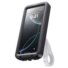 Suport telefon pentru bicicleta + Husa impermeabila cu suport magnetic, negru, PrimeTrip VB1 Baseus