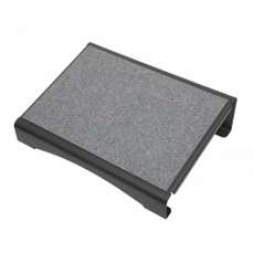 Suport pentru picioare, metalic, acoperit cu pasla, 40x30 cm, antracit, Flair Maul