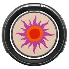 Suport telefon tip inel, Gunmetal Sunset Glow, Burga
