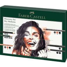 Creioane si accesorii, pentru desen uscat, 17piese/set, Discovery, Faber Castell-FC112925
