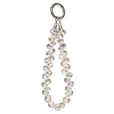 Snur telefon, de mana, Crystal Aurora, 30cm, Mov, Lemontti