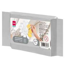 Plastilina pt. modelat, alb, 500 g, Deli