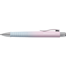 Pix retractabil, albastru, corp bleu-roz, XB Poly Ball, Faber Castell FC241131