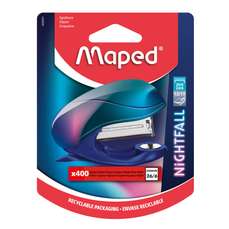Set capsator plastic 24/6 si 26/6 Nightfall Maped si 400buc capse 26/6 coli Maped - OUT