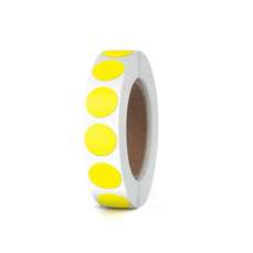 Etichete autoadezive galben, rotunde, diam.18mm, 2820buc/set