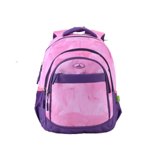 Ghiozdan scolar 46cm, roz/mov, 61448 Ecada