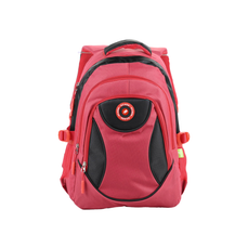 Ghiozdan adolescenti 46cm, rosu/negru, 61501R Ecada
