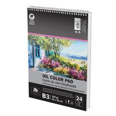 Bloc desen A3 pentru culori ulei, 24file, 190g/mp, BD-A324OIL Art Pigna - OUT