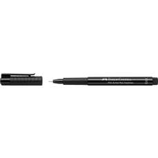 Permanent marker negru, pentru desen, schite, varf 0,05mm, Pitt Artist Pen, Faber Castell - FC167799