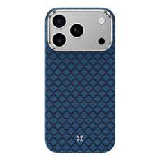 Husa de protectie pentru iPhone 17 Pro, albastru, Armor Air Armor Grid Kevlar Magsafe, Benks