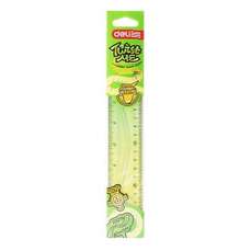 Rigla plastic color, 20cm, flexibila, Twist Me Deli DLEH20A