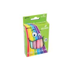 Creta scolara rotunda color 12buc/cutie 48112 Ecada - OUT