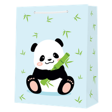 Punga cadou, dimensiuni 32,5×44,5×12,5 cm, panda, PART095