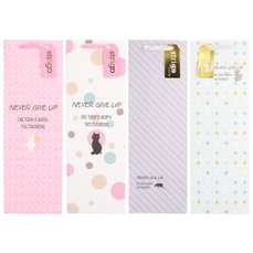 Set pungi cadou bauturi, dimensiuni 12x36x9 cm, 4buc/set, Never Give Up, PART026