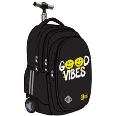 Ghiozdan scolar troler 44cm, TB-01 Positive Attitude, ST.RIGHT MAJEWSKI