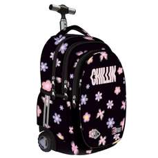 Ghiozdan scolar troler 44cm, TB-01 Flower Mood, ST.RIGHT MAJEWSKI