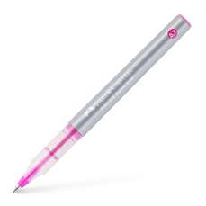 Roller roz, varf 0,7mm, free ink, Faber Castell - OUT