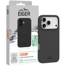 Husa de protectie pentru iPhone 17 Pro Max, negru, Grip GRS, Eiger