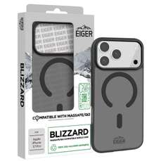 Husa de protectie pentru iPhone 17 Pro, negru, Blizzard Magsafe, Eiger