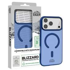 Husa de protectie pentru iPhone 17 Pro, albastru, Blizzard Magsafe GRS, Eiger