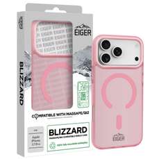 Husa de protectie pentru iPhone 17 Pro, roz, Blizzard Magsafe GRS, Eiger