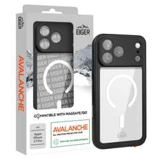 Husa de protectie pentru iPhone 17 Pro, negru, Avalanche Magsafe, Eiger