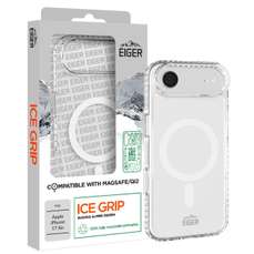 Husa de protectie pentru iPhone Air, transparemt, Ice Grip Magsafe GRS, Eiger