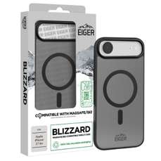 Husa de protectie pentru iPhone Air, negru, Blizzard Magsaf, Eiger