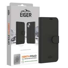 Husa de protectie pentru iPhone 16 Pro Max, negru, North Folio Case, Eiger