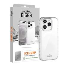 Husa de protectie pentru iPhone 16 Pro Max, transparent, Ice Grip, Eiger