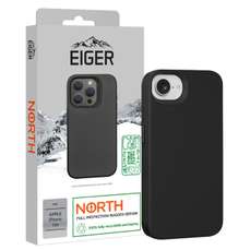Husa de protectie pentru iPhone 17e / iPhone 16e, negru, North Case GRS, Eiger