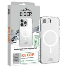 Husa de protectie pentru iPhone 17e / iPhone 16e, transparent, Ice Grip Magsafe GRS, Eiger