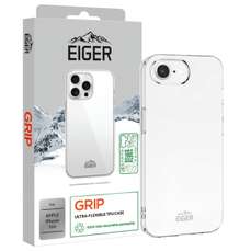 Husa de protectie pentru iPhone 17e / iPhone 16e, transparent, Grip GRS, Eiger