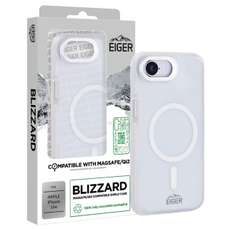 Husa de protectie pentru iPhone 17e / iPhone 16e, alb, Blizzard Magsafe GRS, Eiger