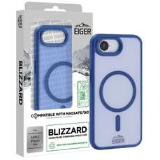 Husa de protectie pentru iPhone 17e / iPhone 16e, albastru, Blizzard Magsafe GRS, Eiger