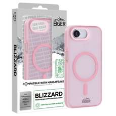 Husa de protectie pentru iPhone 17e / iPhone 16e, roz, Blizzard Magsafe GRS, Eiger