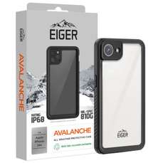Husa de protectie pentru iPhone 17e / iPhone 16e, negru, Avalanche, Eiger