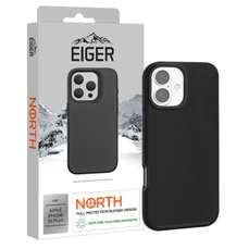 Husa de protectie pentru iPhone 16 Plus, negru, North Case, Eiger