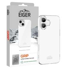 Husa de protectie pentru iPhone 16 Plus, transparent, Grip, Eiger
