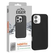 Husa de protectie pentru iPhone 16, negru, North Case, Eiger