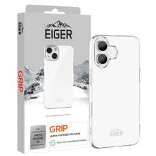 Husa de protectie pentru iPhone 16, transparent, grip, Eiger