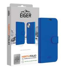 Husa de protectie pentru iPhone 16, albastru, North Folio Case, Eiger