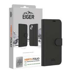 Husa de protectie pentru iPhone 16, negru, North Folio Case, Eiger